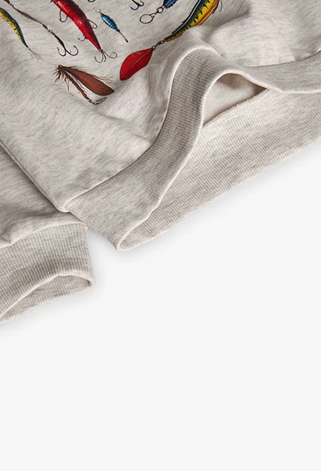 Completo bambino cotone bianco esche da pesca