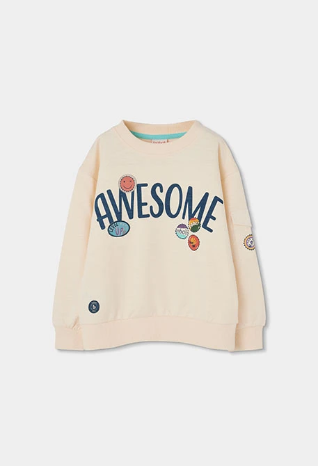Felpa bambino awesome