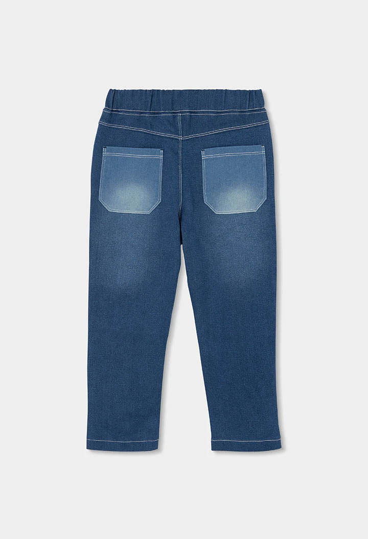 Pantalon enfant denim bleu