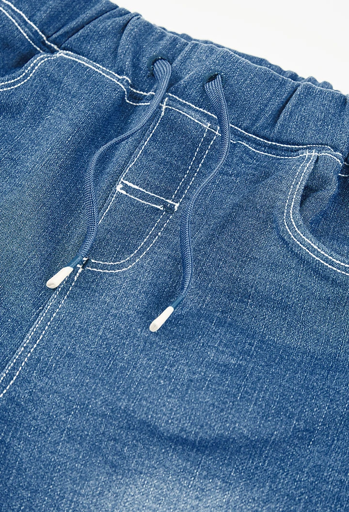 Blue denim trousers for boy