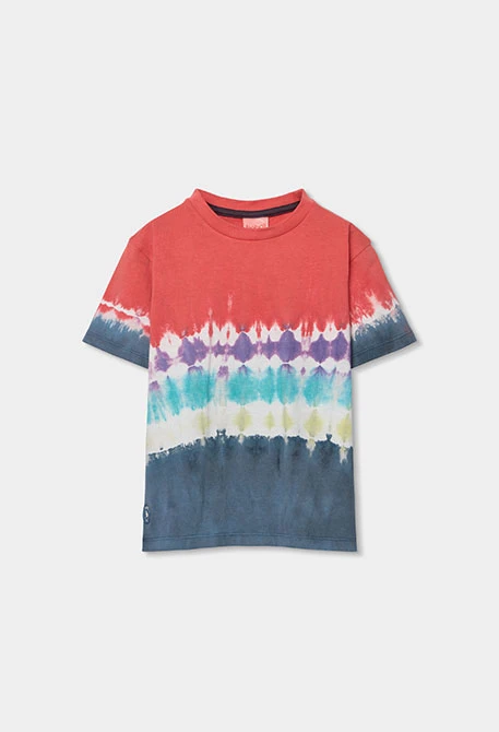 Camiseta menino algodão multicolor