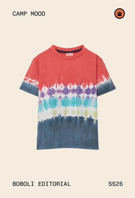 Multicoloured cotton boy?s T-shirt