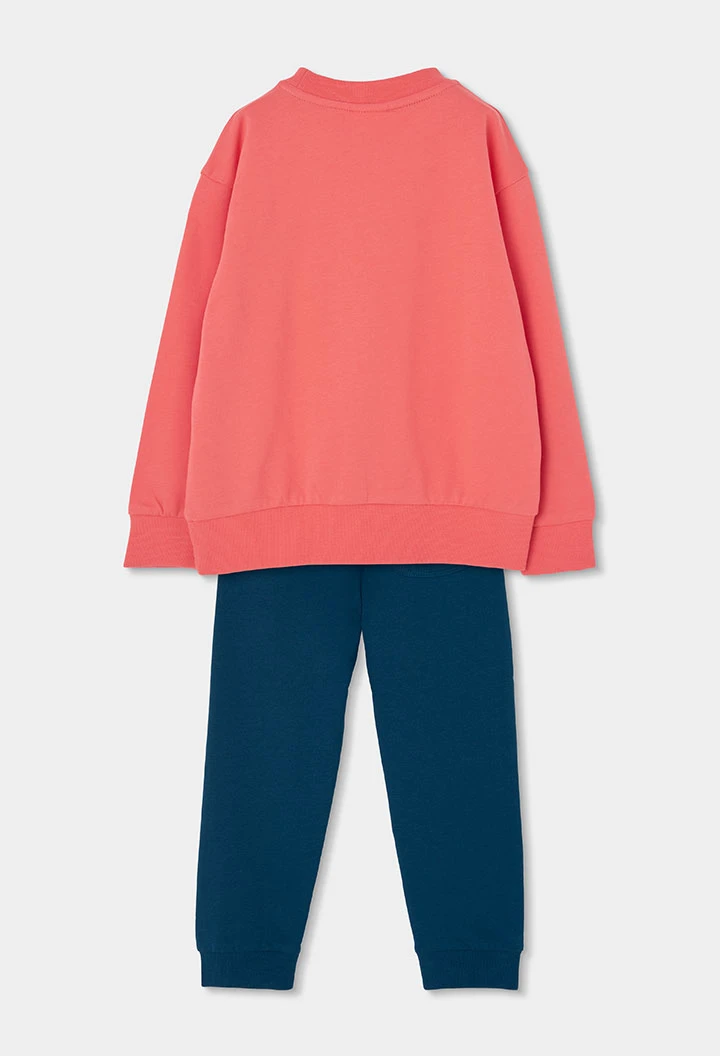 Orange cotton set for boy