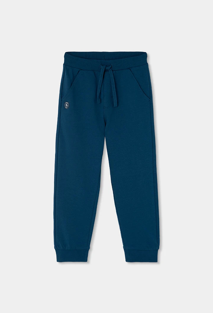 Conjunto niño algodón naranja