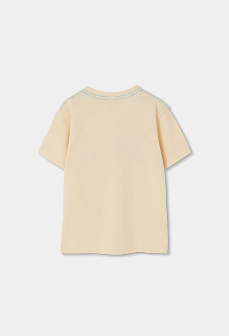 Camiseta niño algodón en  crudo