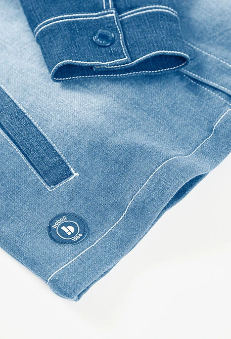 Sobrecamisa niño denim azul