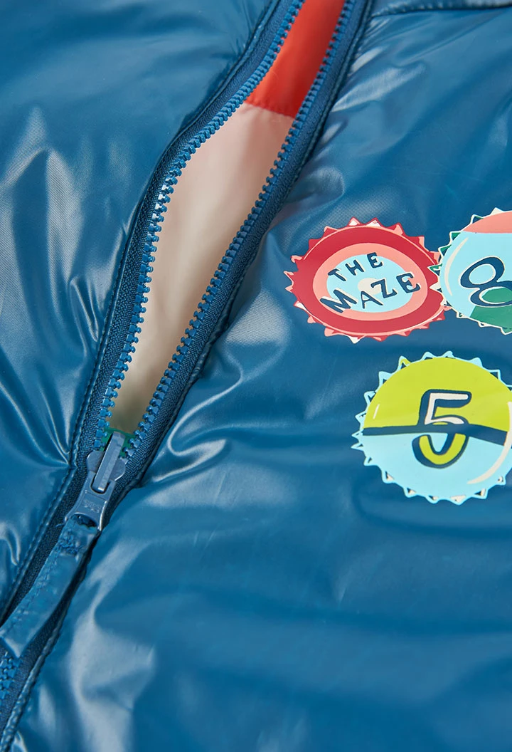 Gilet réversible enfant en tissu technique