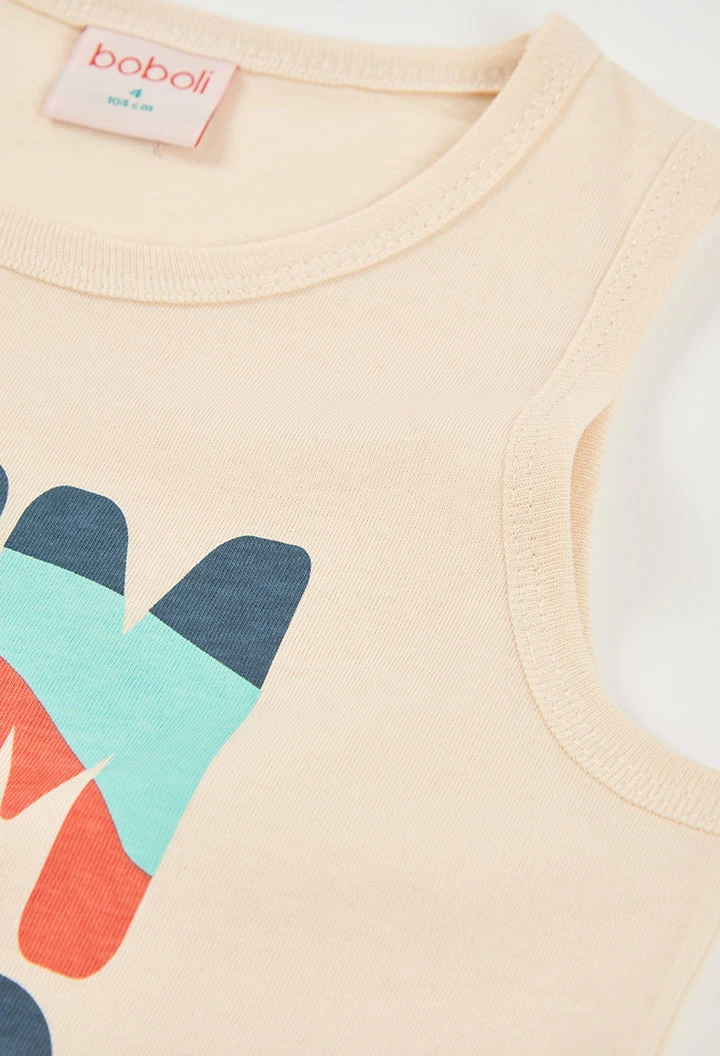 Samarreta de tirants infant blanca