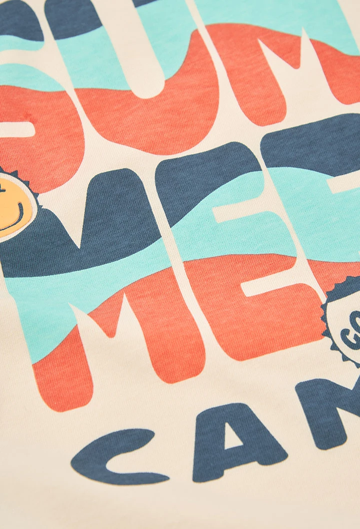 Camiseta de triante niño blanco