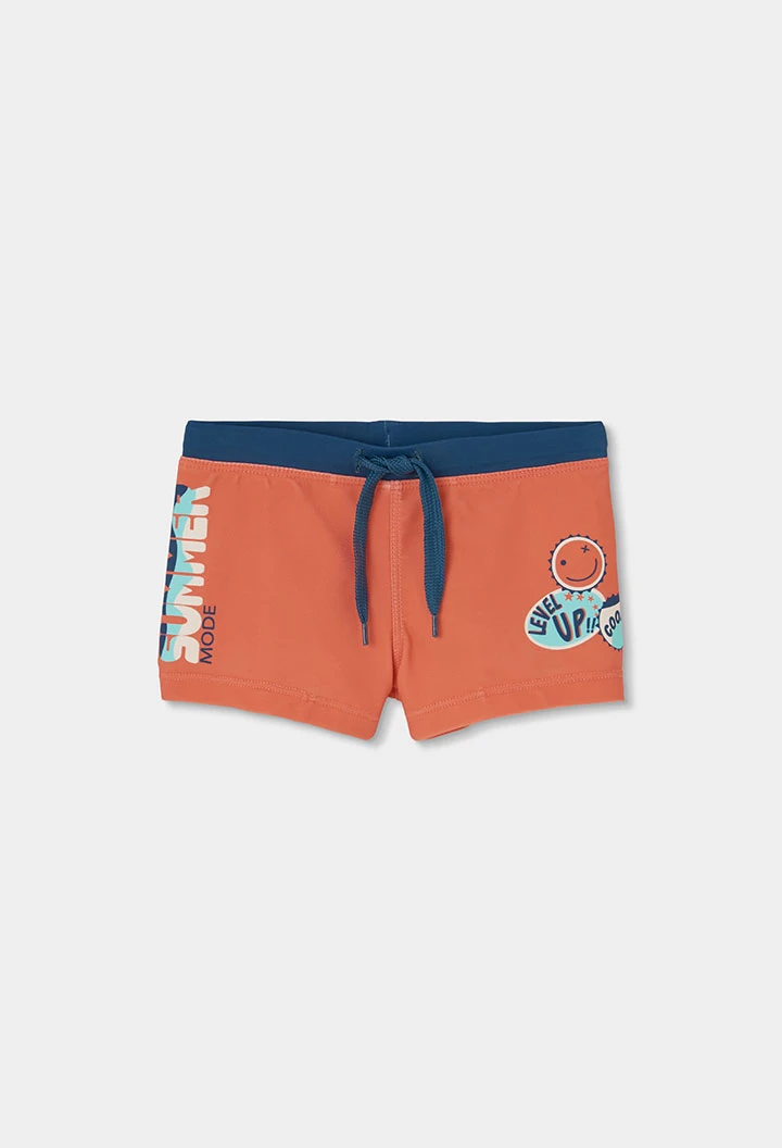 Maillot de bain enfant orange