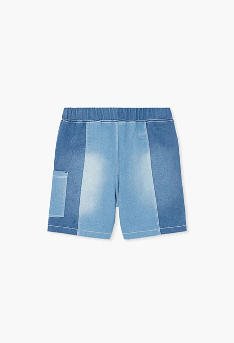 Bermudas denim en azul
