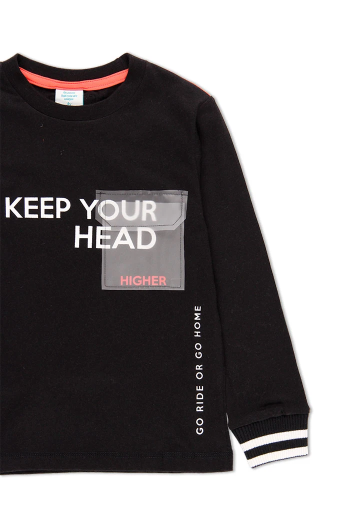 T-Shirt tricot imprimée pour garçon