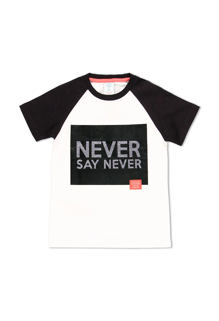 T-Shirt tricot bicolour pour garçon