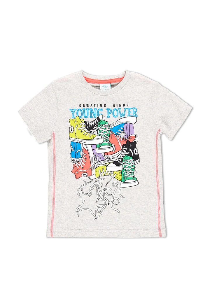 T-Shirt tricot pour garçon - organique