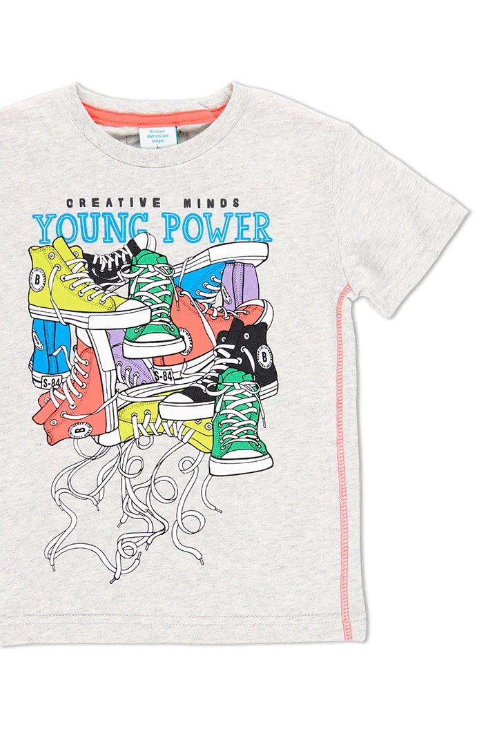 T-Shirt tricot pour garçon - organique
