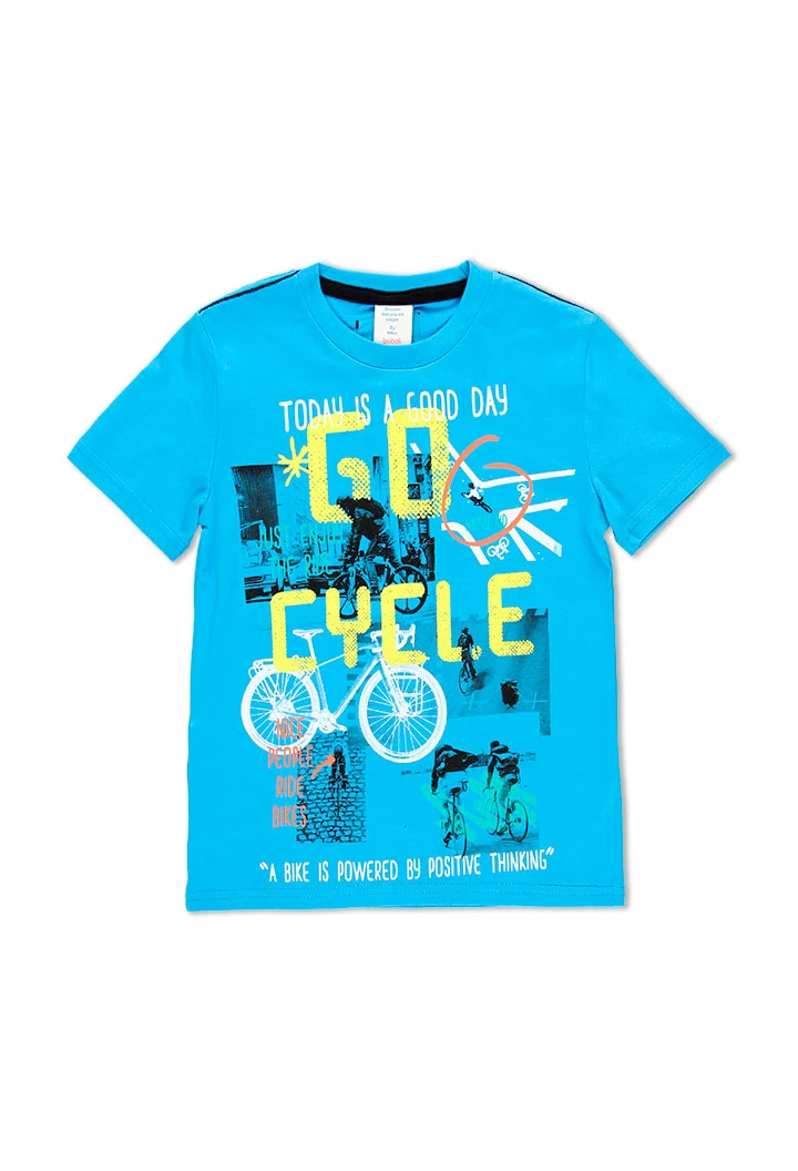 T-Shirt tricot "bicyclette" pour garçon