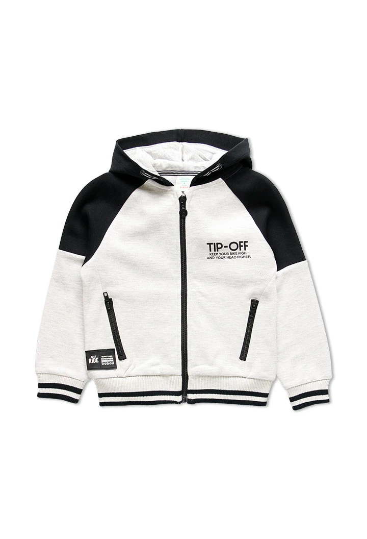 Veste en molleton à capuche pour garçon