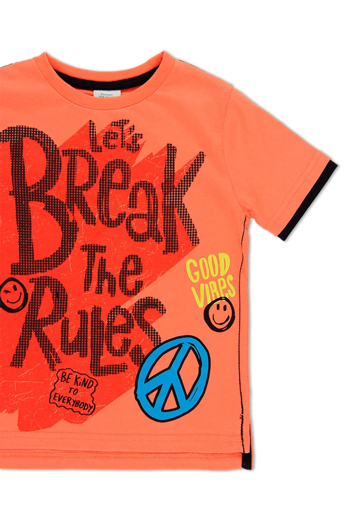 T-Shirt tricot imprimée pour garçon