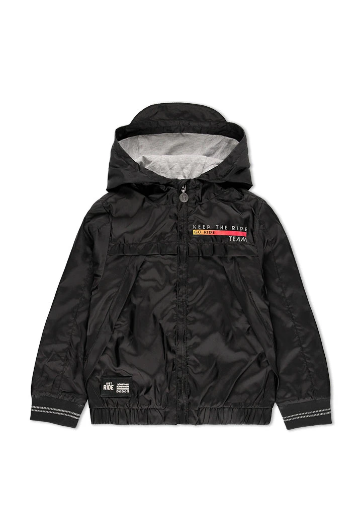 Parka en toile technique pour garçon