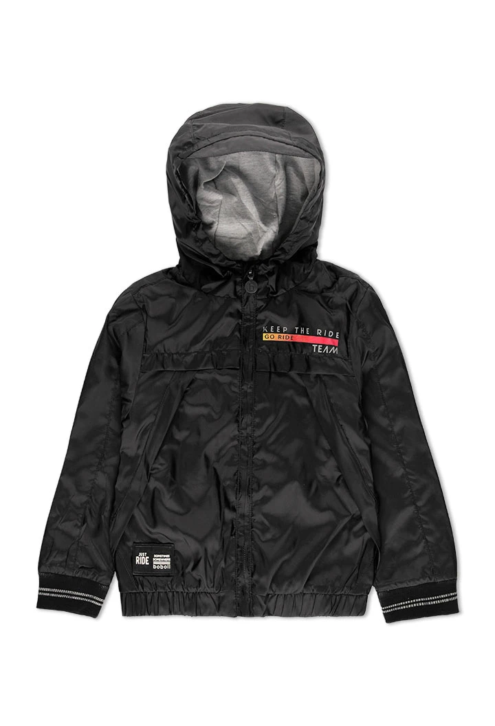 Parka en toile technique pour garçon