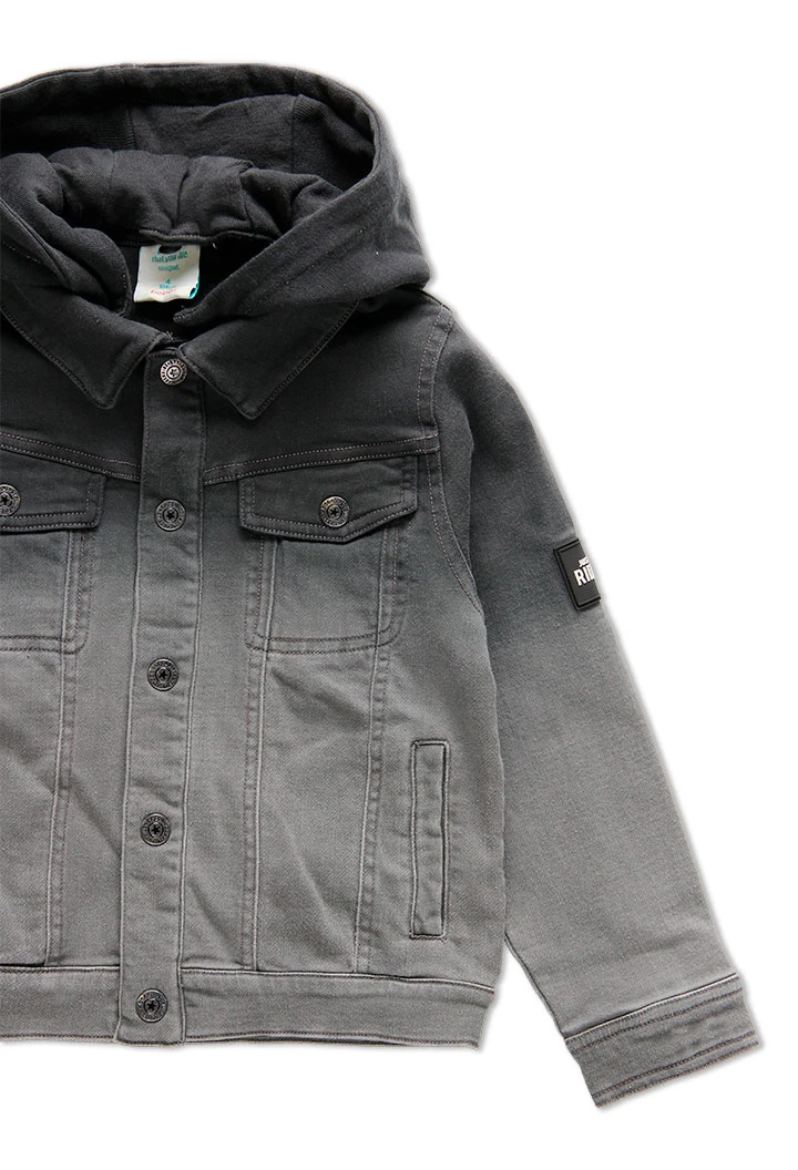 Veste en jean maille pour garçon