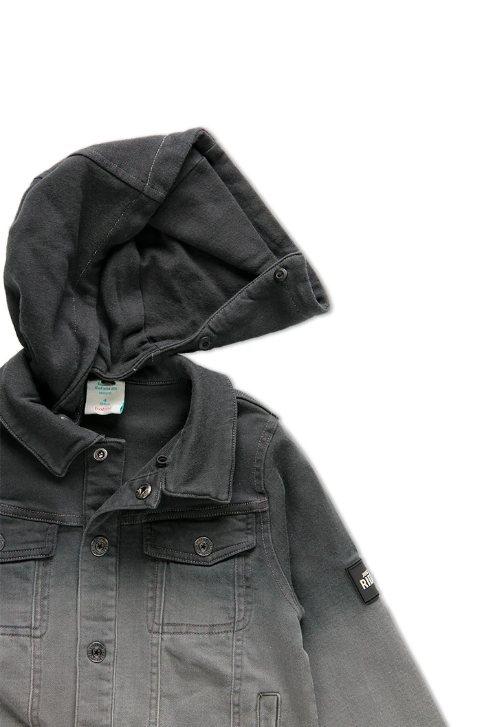 Veste en jean maille pour garçon
