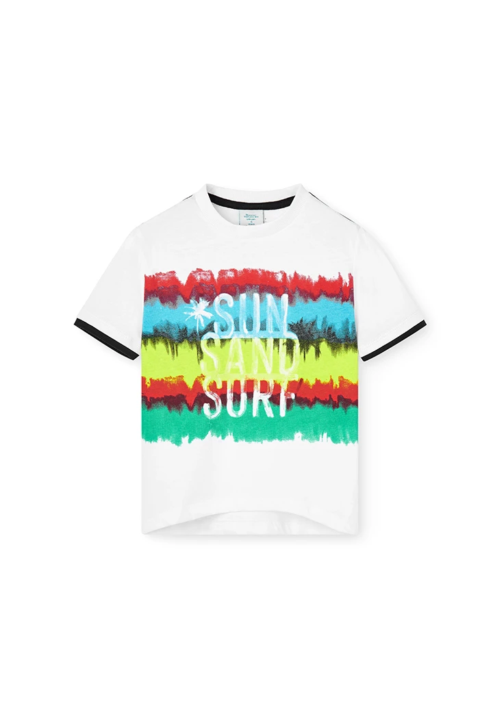 T-Shirt tricot manche courte pour garçon
