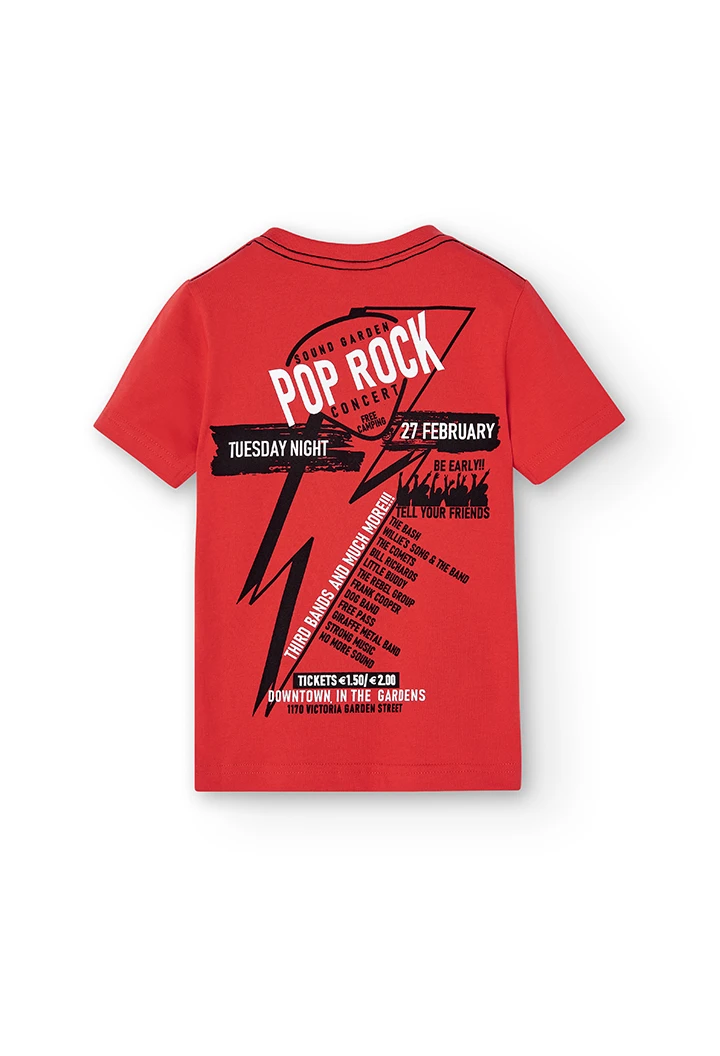 T-Shirt tricot "rock" pour garçon