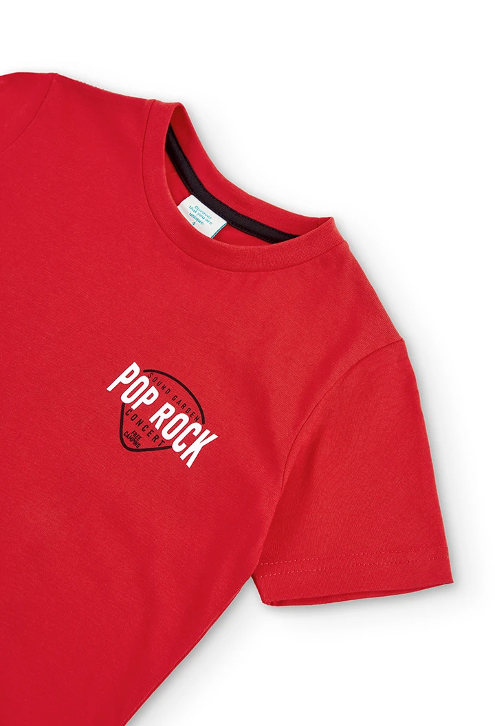 T-Shirt tricot "rock" pour garçon