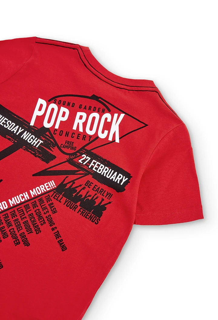 T-Shirt tricot "rock" pour garçon