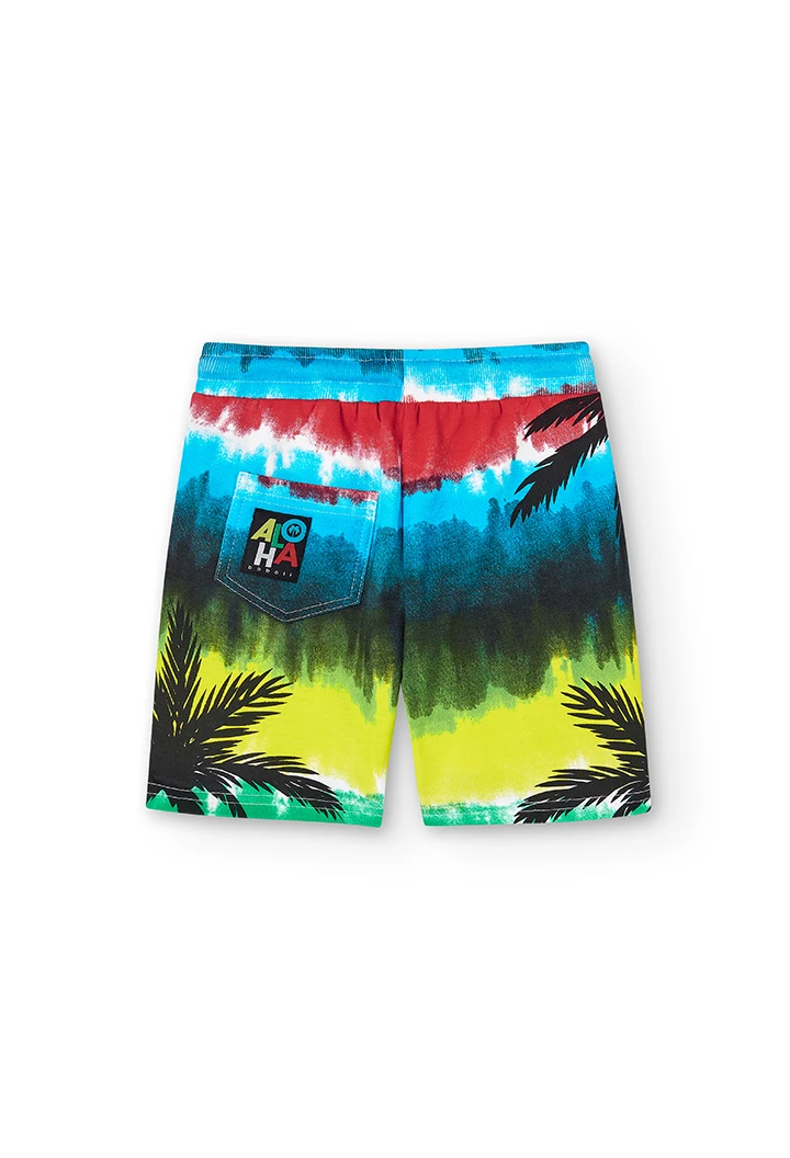 Bermudes pelfa estampada de nen