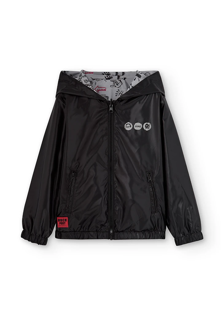 Parka reversível tecido técnico para menino