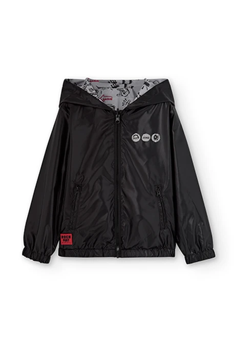 Parka réversible en toile technique pour garçon