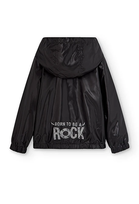 Parka réversible en toile technique pour garçon