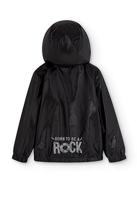 Parka réversible en toile technique pour garçon