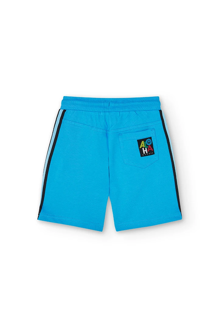 Fleece bermuda shorts for boy
