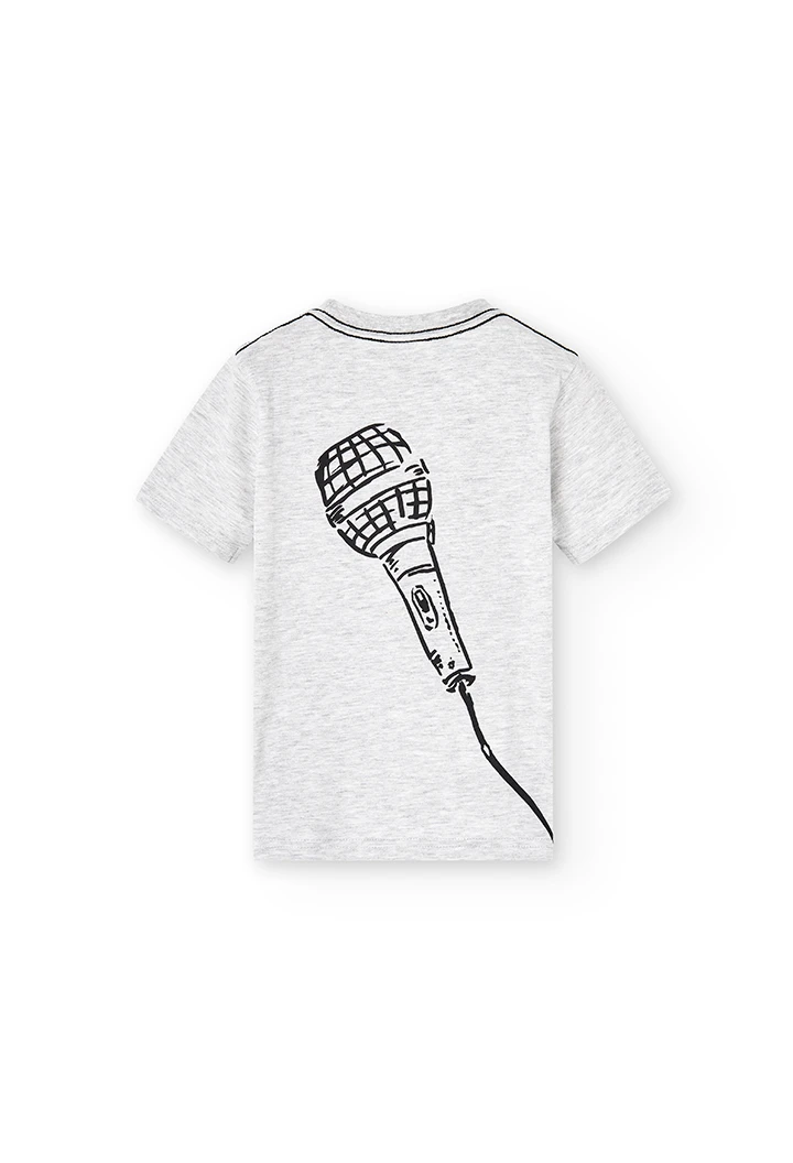 T-Shirt gestrickt "bbl music" für junge