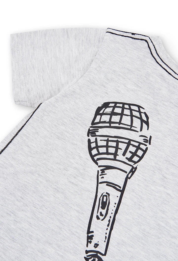 T-Shirt tricot "bbl music" pour garçon