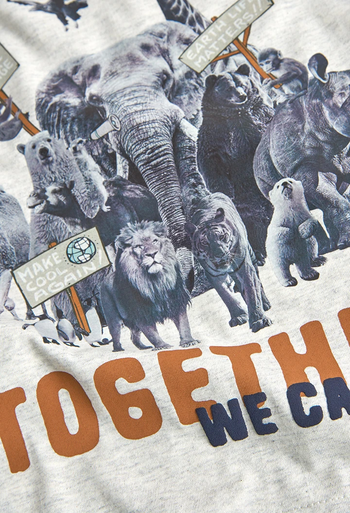 Camiseta malha para menino
