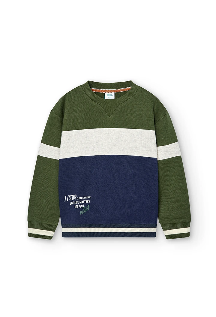 Sweat-Shirt plüsch für junge