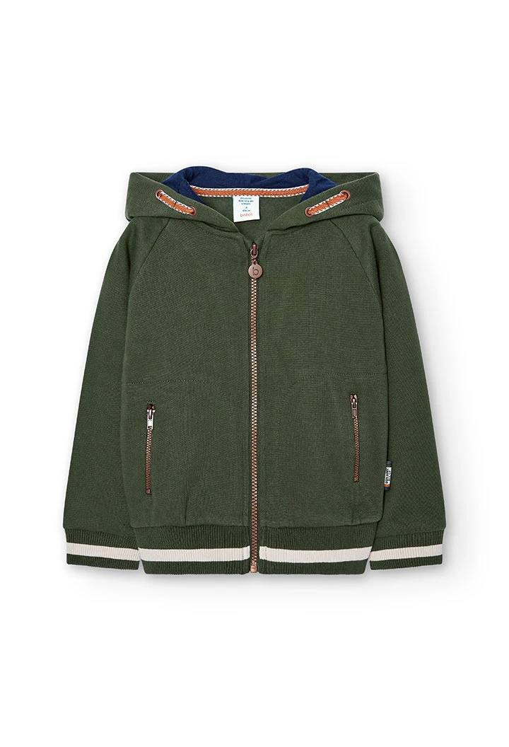 Veste en molleton à capuche pour garçon