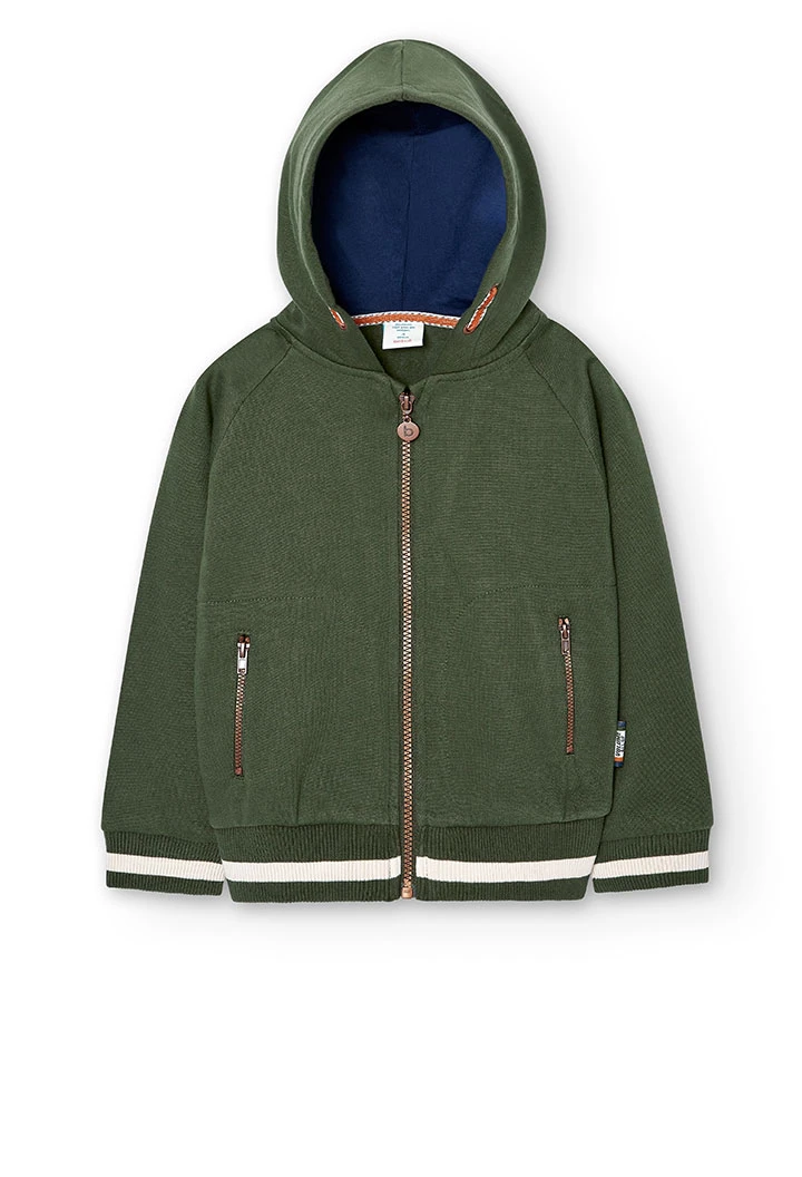 Veste en molleton à capuche pour garçon