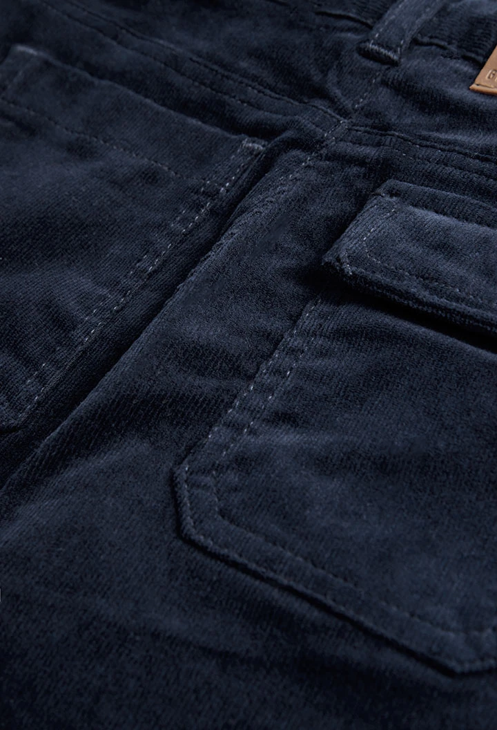 Pantalón micropana de niño color piedra -BCI