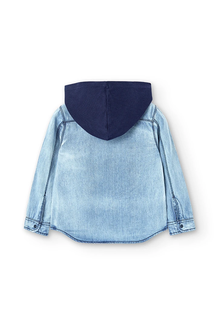 Chemise en jean manche longue pour garçon