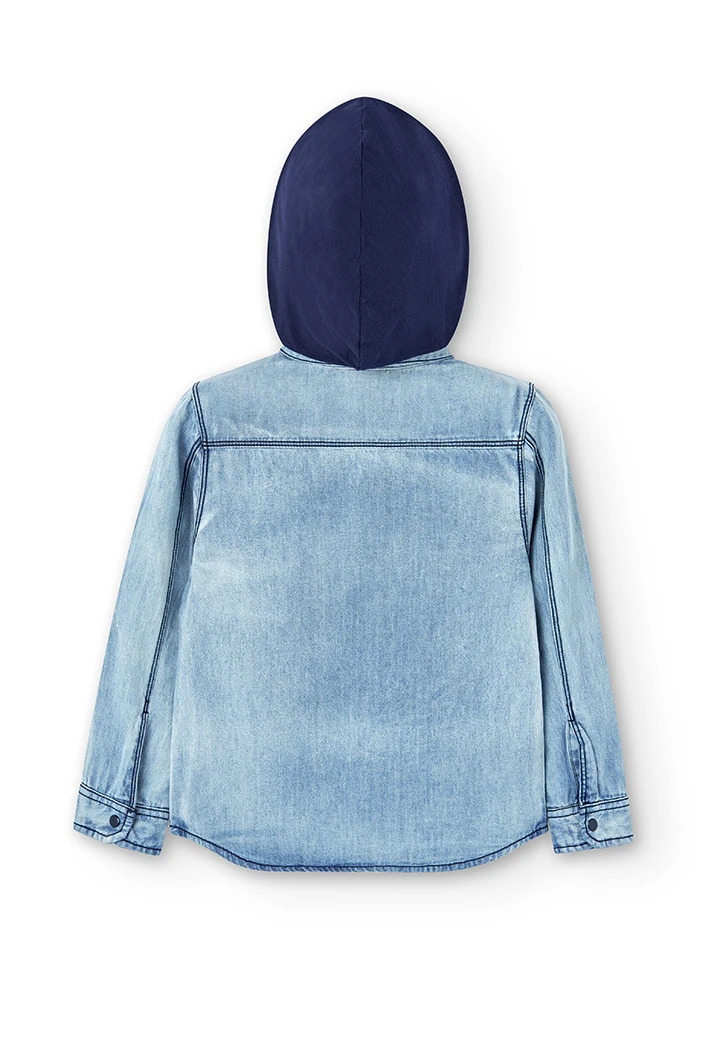 Chemise en jean manche longue pour garçon