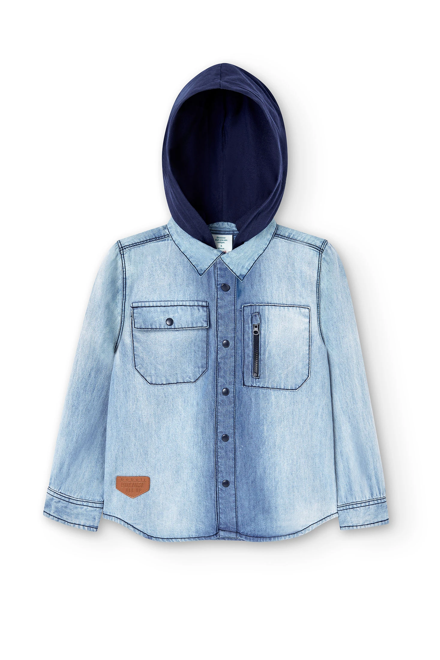 Camisa discount denim niño