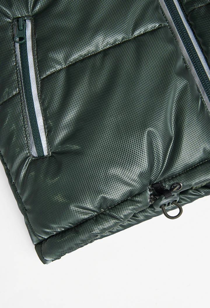 Parka en toile technique pour garçon