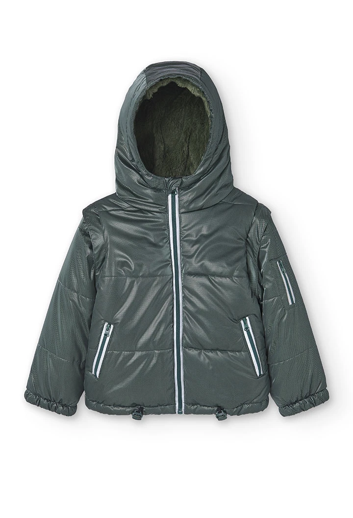 Parka technisches stoff für junge