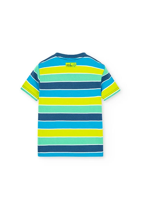 Boy's striped knit t-shirt