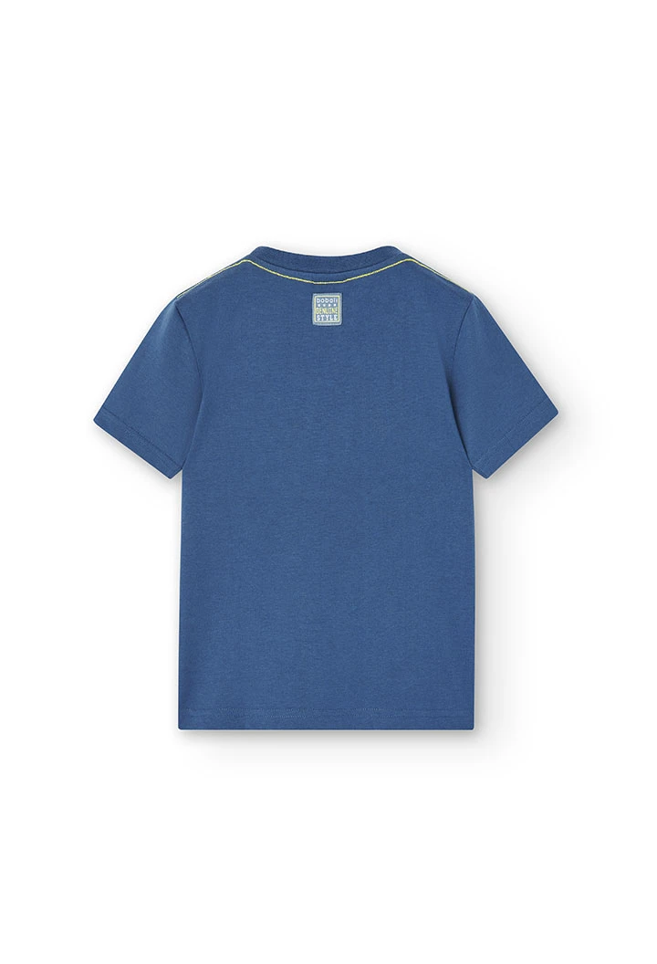 Pack tricoté pour bébé garçon en bleu